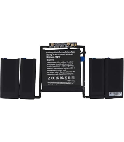 ［新品バッテリー］AppleMacBookPro 13inch 2017/534 A1964 MacBook Pro TouchBar 13インチ(2018/2019/2020